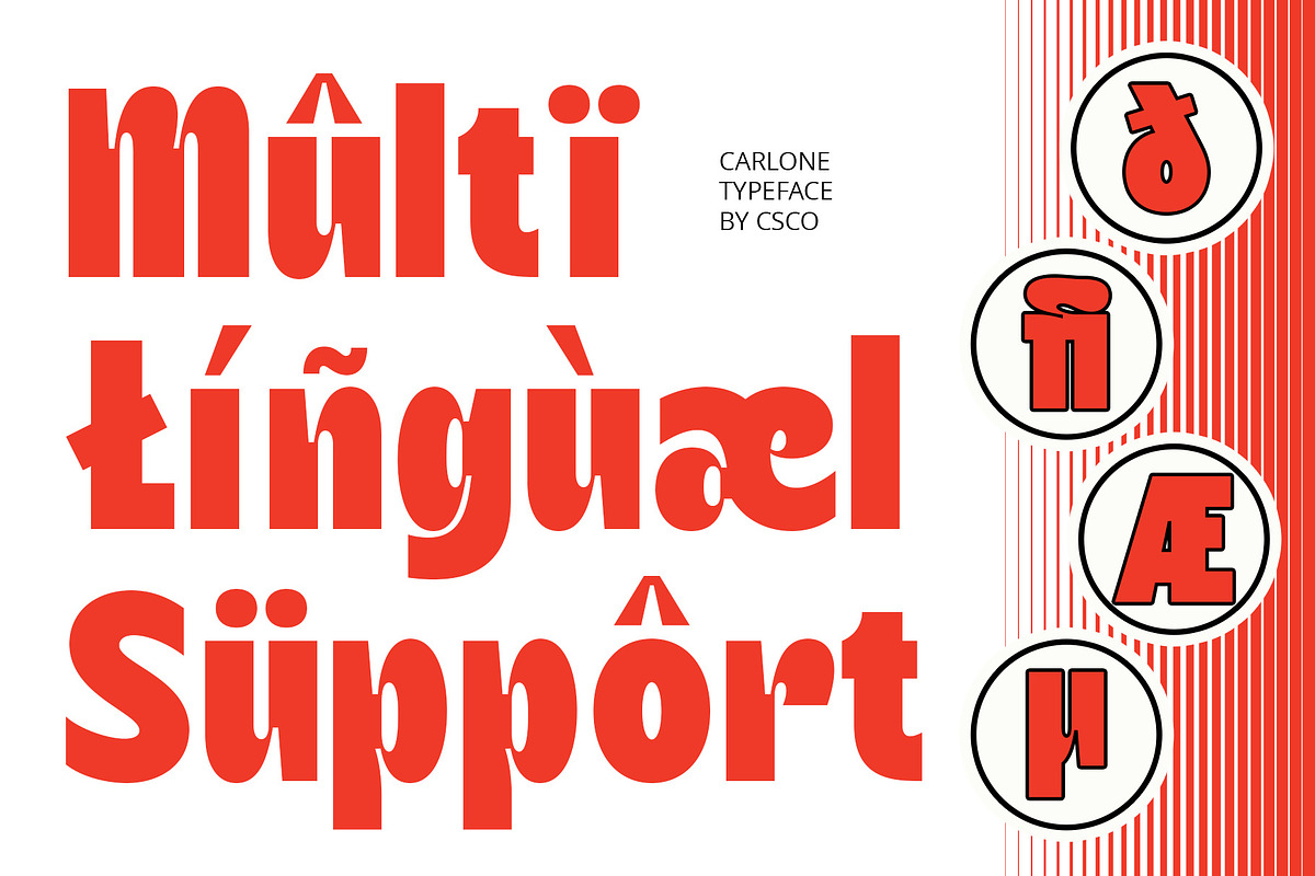 Carlone – Sans Serif Font, a Sans Serif Font by Craft Supply Co. (Photo 7 of 8)