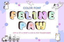 Feline Paw - Color Font