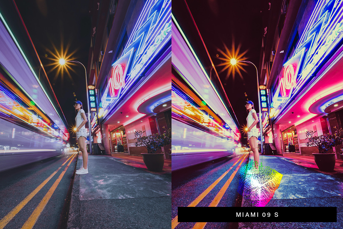50 Cyberpunk Lightroom Presets LUTs, a Preset Add-On by