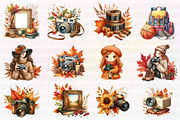 Autumn Photography Clipart, an Illustration by CreationArt (Thumbnail 2 of 5)