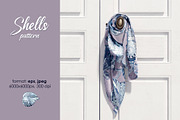 Seashells patterns collection, a Pattern Graphic by Sam2211 (Thumbnail 3 of 13)