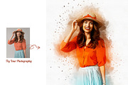 Watercolor Halftone Double Exposure, an Action Add-On by MRI STUDIO (Thumbnail 7 of 23)