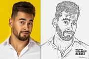 Sketch Cartooniz Photoshop Action, an Action Add-On by DesignCave (Thumbnail 3 of 5)