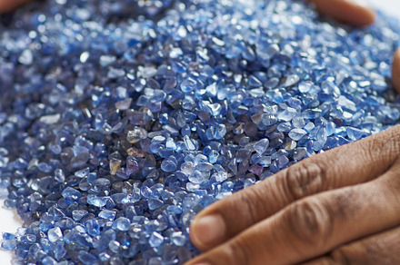 Natural mineral gem stones sapphires featuring sapphire, gem, and blue