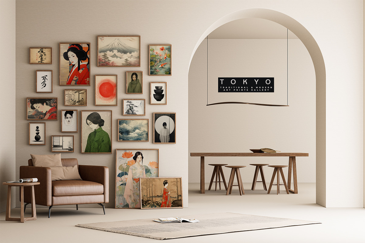 TOKYO 東京 PRINTS GALLERY, a Background Graphic by Lana Elanor (Photo 2 of 8)