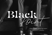 Black Point - Modern Font Duo, a Script Font by Sarid Ezra (Thumbnail 1 of 9)