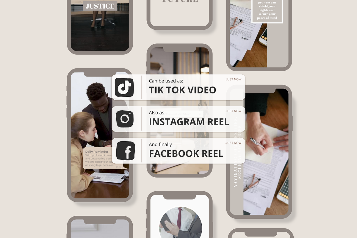 Lawyer Instagram Marketing, a Social Media Template by EliteMatidi (Photo 5 of 8)