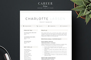Modern Resume & CoverLetter Template, a Resume Template by careerboutique (Thumbnail 4 of 6)