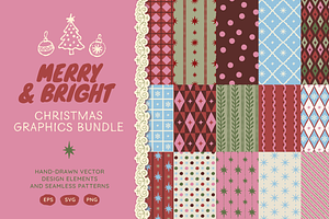Vector Christmas Graphics & Patterns, a Pattern Graphic by venimo