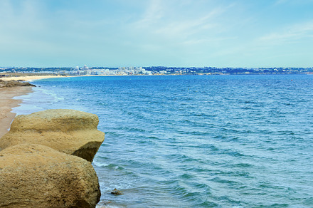 Albufeira beach (Algarve, Portugal)., a Nature Photo by YuriyB