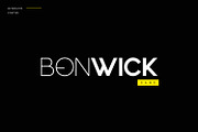 Bonwick Typeface, a Sans Serif Font by Foxtype (Thumbnail 1 of 7)