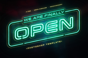 Neon Signage - Pro Sign Master, a Layer Style Add-On by Andrew Skoch Design