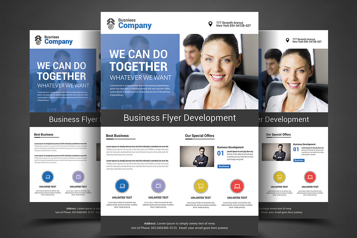 Best Business Flyers Templates, a Flyer Template by AfzaalGraphics (Photo 1 of 4)