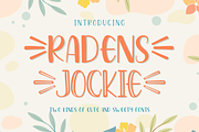 Radens Jockie | Delightful Font Pack, a Font by Pandanwangi (Thumbnail 1 of 10)
