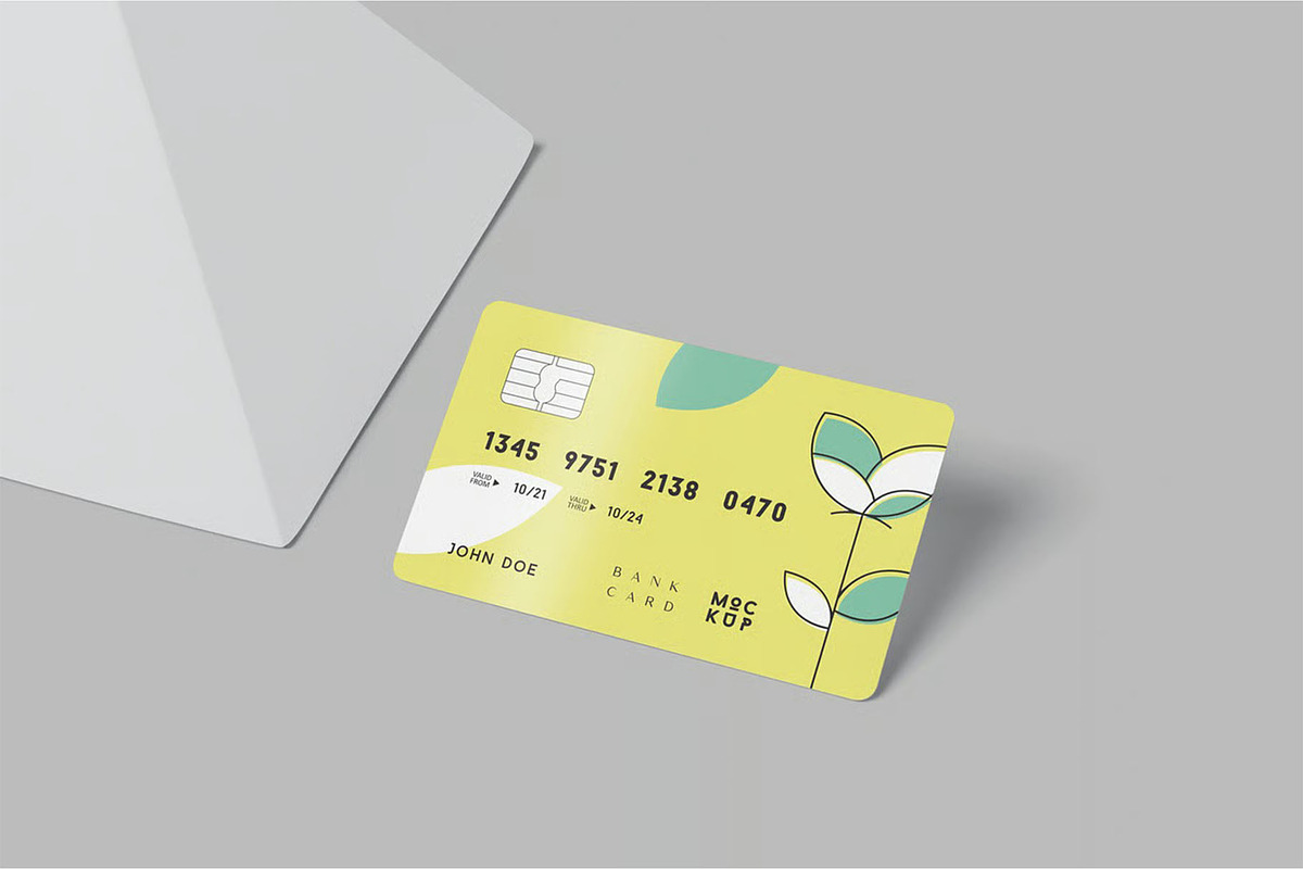 5 Bank Card Mockups, an Advertising Mockup by megostudi0 (Photo 3 of 7)