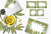CBD Oil. Hemp illustration, a Food Illustration by Ann Astro (Thumbnail 8 of 8)