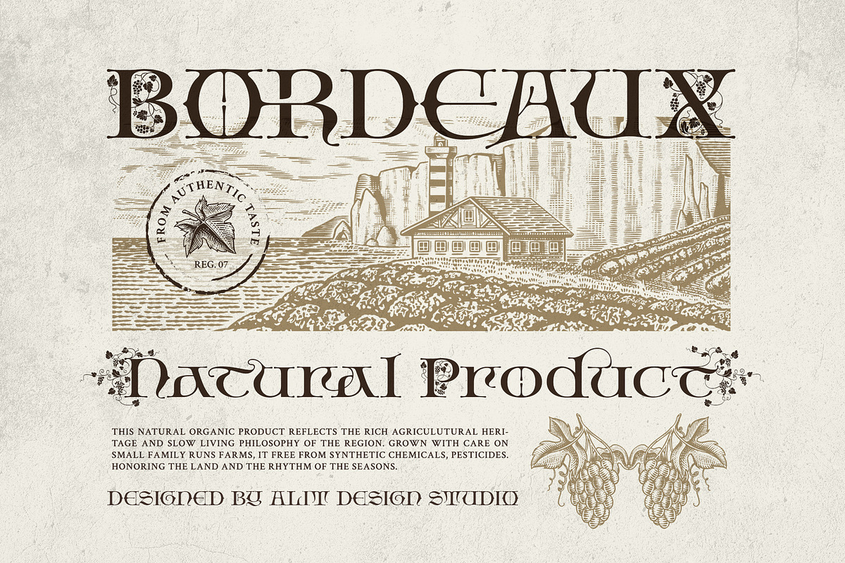 Bherios Grape Typeface, a Serif Font by alit design (Photo 4 of 18)