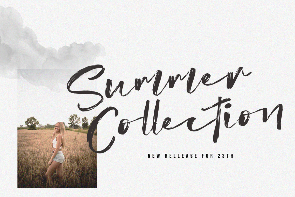 Aliters // Rough Script Font preview 3