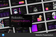 Robotic AI Keynote Templates, a Presentation Template by Fit-tee (Thumbnail 1 of 2)
