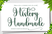 History Handmade, a Handwritten Font by InermediaSTUDIO (Thumbnail 1 of 8)