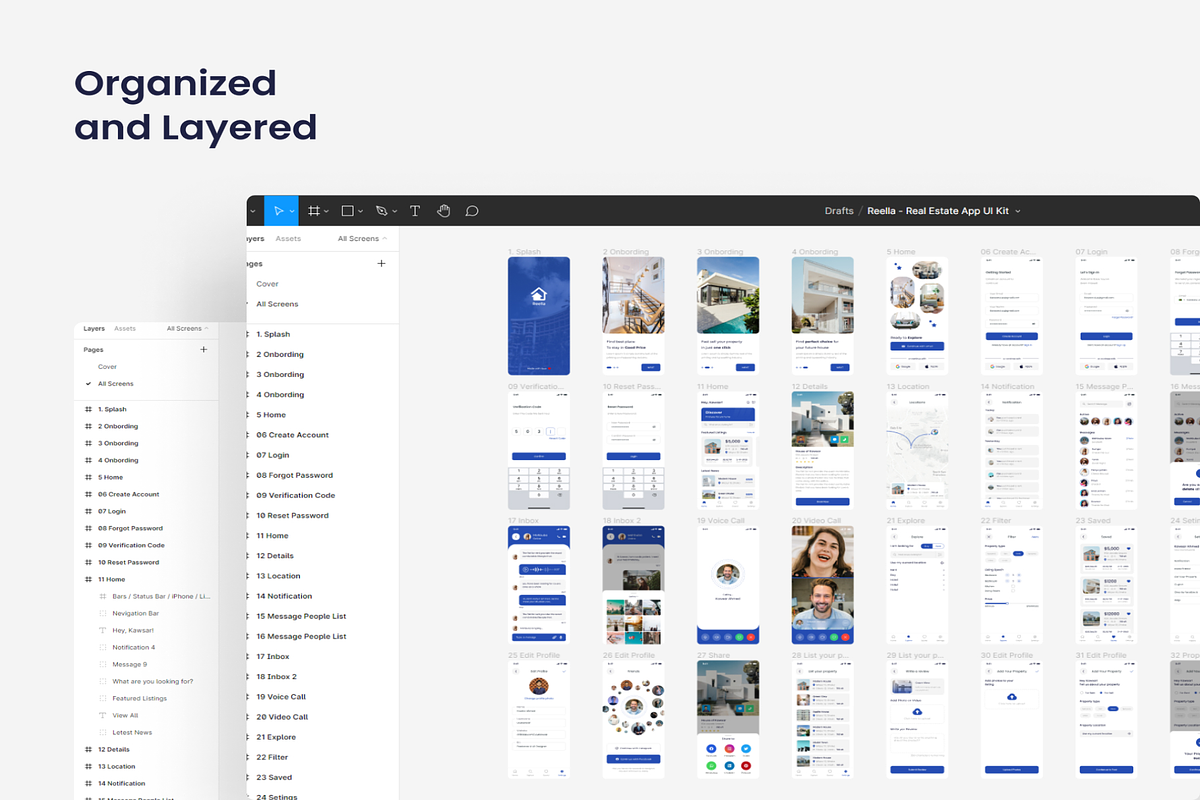 Reella - Real Estate App UI Kit, an App Template by Creative Perspective (Photo 5 of 6)