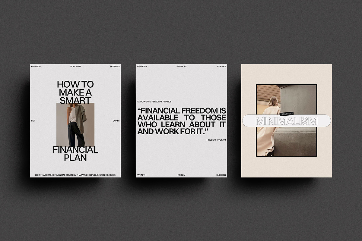 Financial Coach Instagram Template, a Social Media Template by Moscovita Studio (Photo 7 of 15)