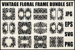 Elegant Baroque Frame Designs, an Object Graphic by jahid234