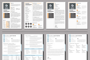 CLEAN RESUME BUNDLE - 30 TEMPLATES