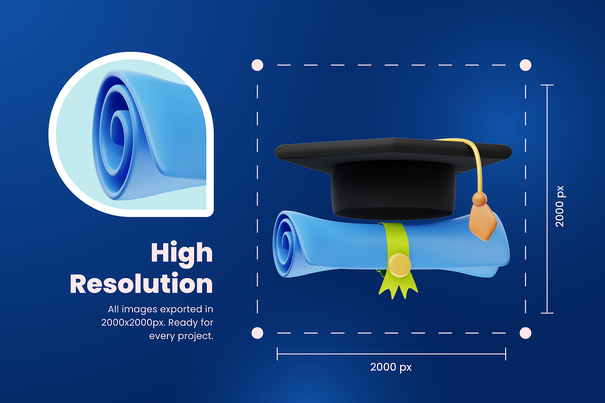 3D Resume Icons, an Object 3D Model by Flat Icons (Photo 3 of 8)