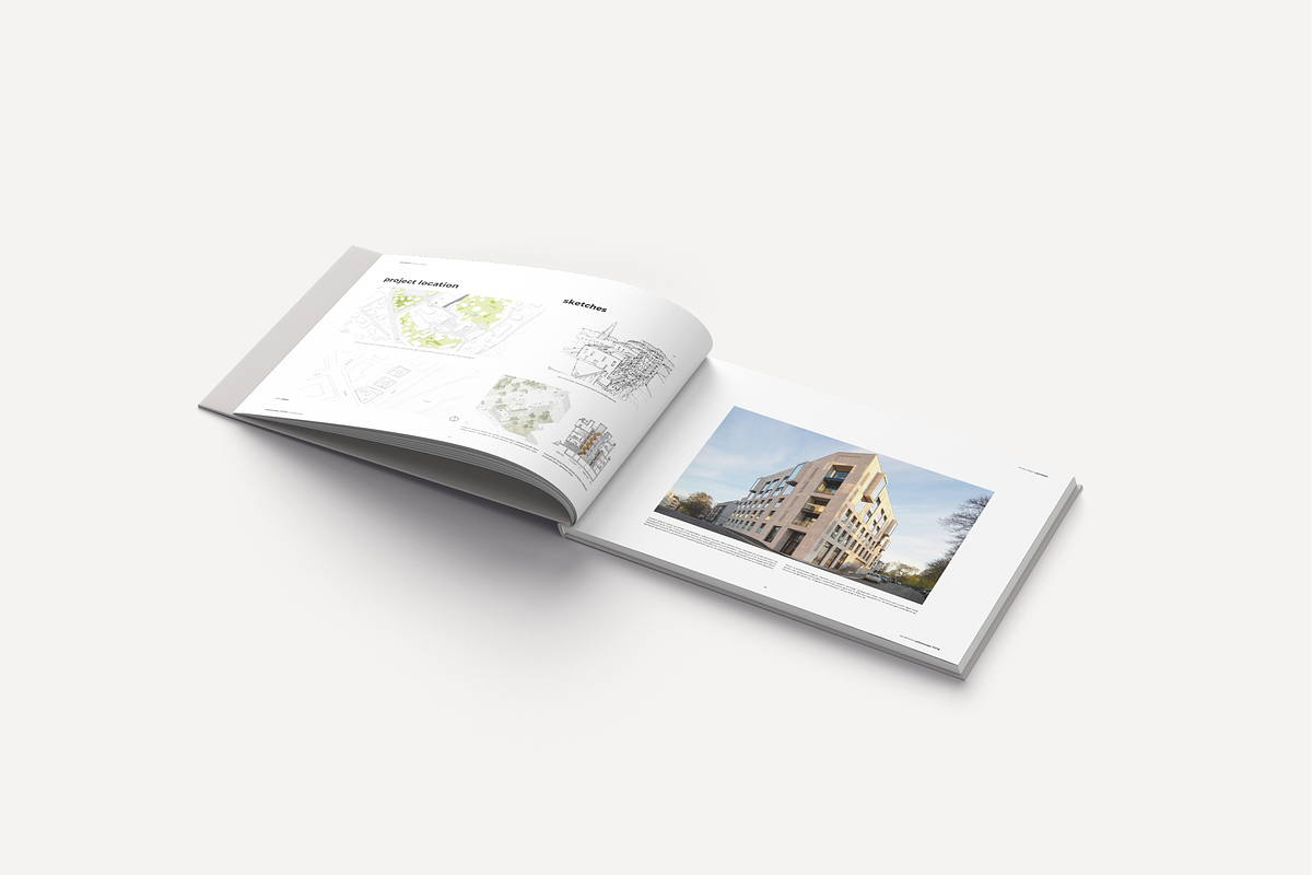 Professional A3 Portfolio Template, a Brochure Template by yesitisprintable (Photo 6 of 10)