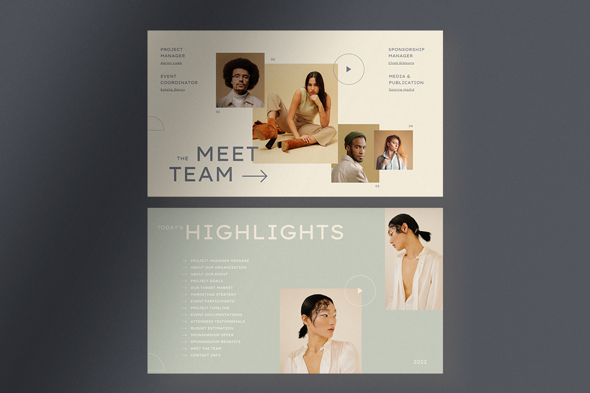Serena Business Event Proposal Canva, a Presentation Template by peterdraw (Photo 3 of 14)