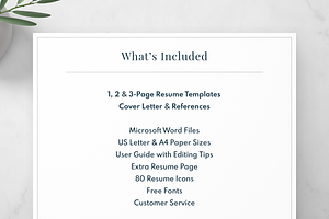 Resume Template Kristen