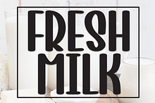 Fresh Milk | Script Font