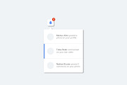 Clean notification dropdown designs, a Templates & Theme by Design & photo resources (Thumbnail 4 of 4)