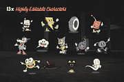 Motorcity Mates v2.0: Vintage Logos, a Person Illustration by Staple. (Thumbnail 2 of 10)