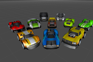 MEGA Car Pack, a Cars & Vehicle 3D Model by Tiger Shark Studios
