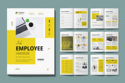 HR Employee Handbook Template Layout, a Brochure Template by MightyDesign (Thumbnail 1 of 6)