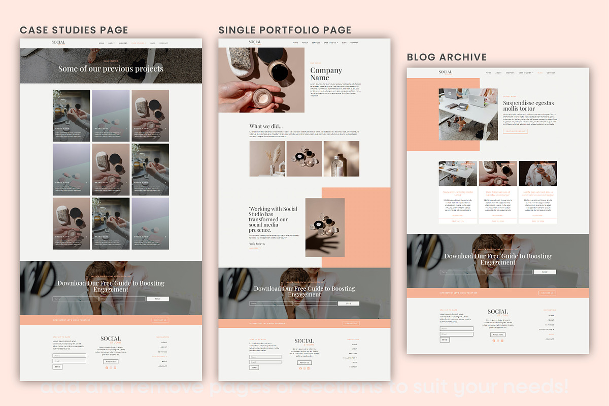 Marketing Elementor Template Kit, a WordPress Template by Templatez.Co (Photo 5 of 8)