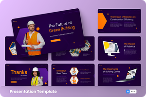 Skyscraper - Construction Keynote, a Presentation Template by GraphauseProject
