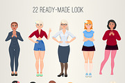 Character portrait creator (PSD), a Person Illustration by Mandarinkas art (Thumbnail 8 of 8)