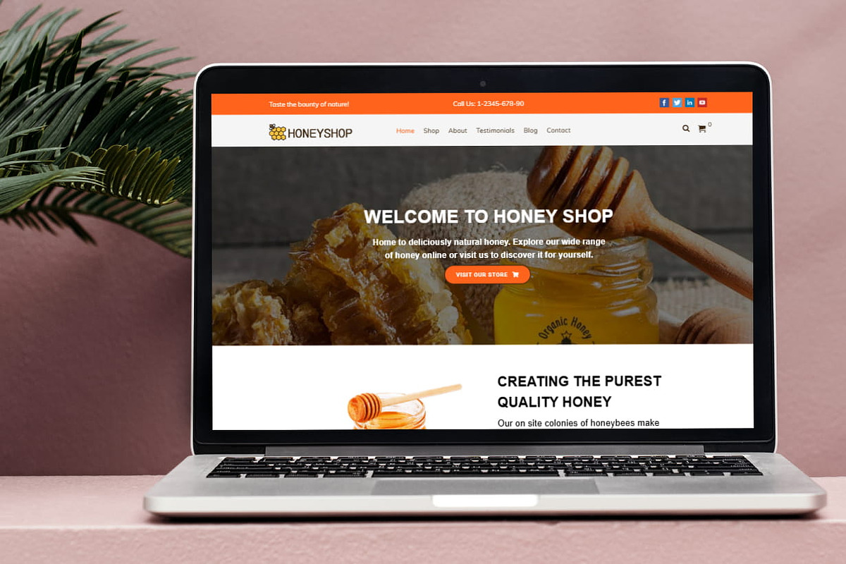 Honey Shop WordPress Theme, a WordPress Template by Your Theme Shop (Photo 8 of 10)