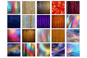 Disco Glitter Backgrounds Bundle, a Texture Illustration by InkyQueenArt (Thumbnail 4 of 7)