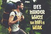 Mighty Mountain Font, a Font by Denise Chandler (Thumbnail 2 of 8)