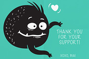 Sassy: a Hand-Drawn Sans Serif Font, a Sans Serif Font by Just Bia (Thumbnail 10 of 10)