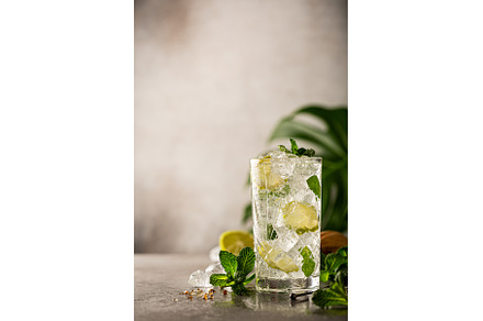 Mojito cocktail with lime and mint, a Food & Drink Photo by Iryna Melnyk Photography