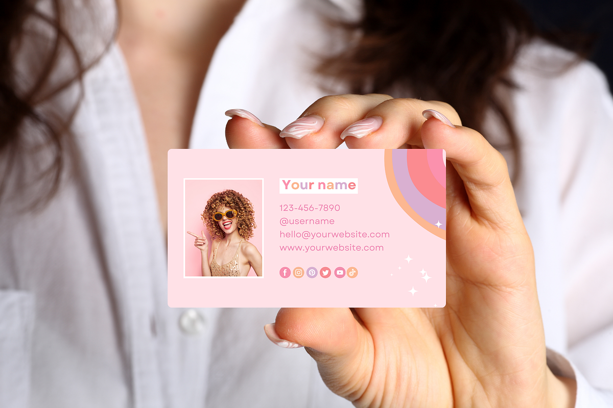 Pastel Business Card, a Business Card Template by SunshineStudioBoutique (Photo 4 of 9)