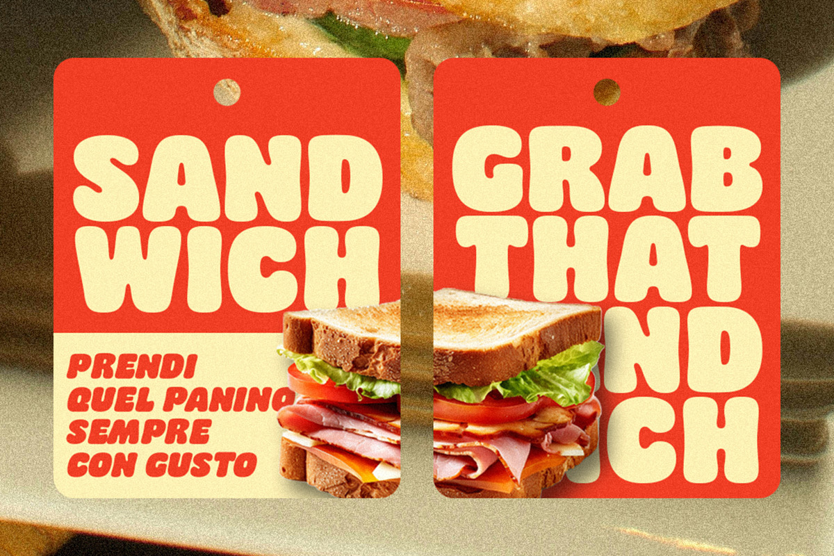 Chomp A Bold Chubby Font, a Sans Serif Font by Glowtype (Photo 7 of 15)