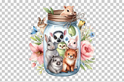 Animals Inside a Mason Jar PNG, a Graphic by CitraGraphics (Thumbnail 6 of 6)