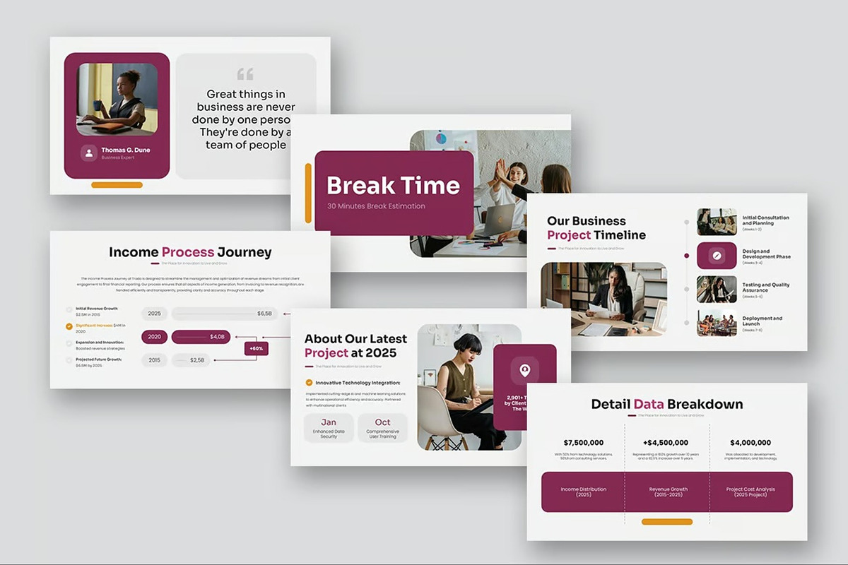 Business Introduction Powerpoint, a Presentation Template by Fit-tee (Photo 6 of 10)