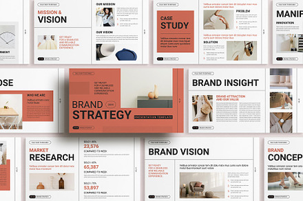 Brand Strategy Presentation Template, a Presentation Template by E-Type